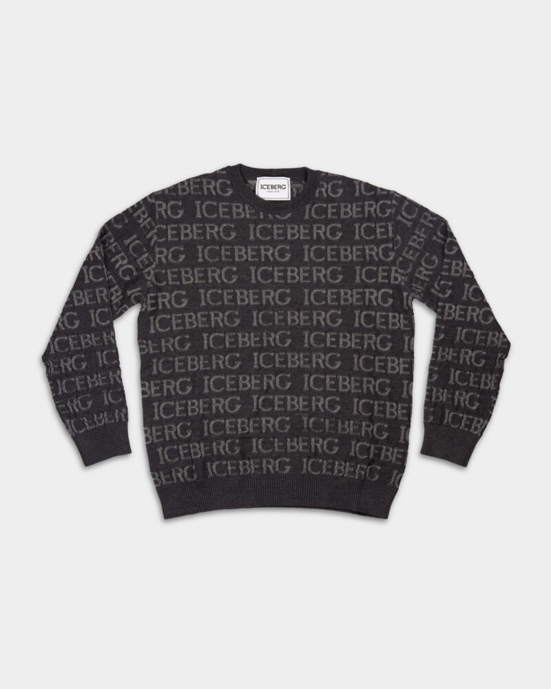 Iceberg Men's Round Neck Knitted I1P A002 7010 8995