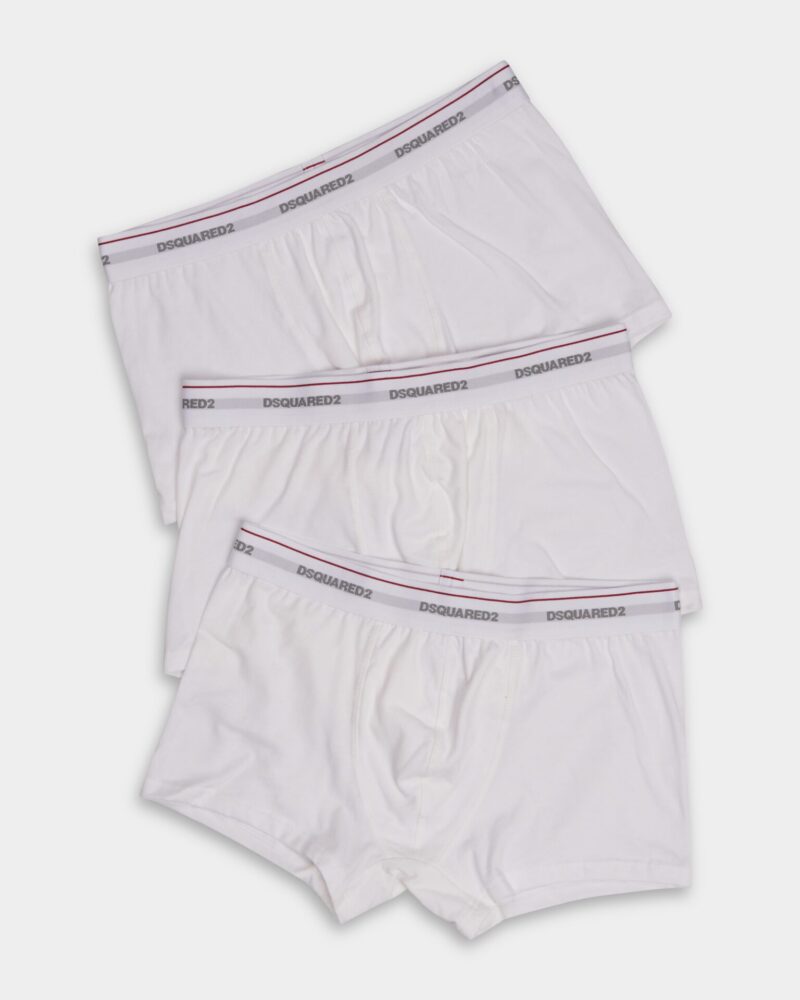 (Core) Dsquared2 Underwear - 3-Pack (All White) DCXC60040 100