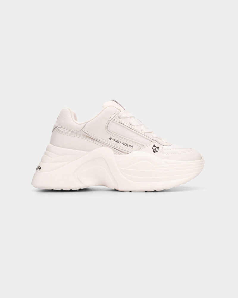 Naked Wolfe Ladies Temple White Sneaker TEMPLE 00087