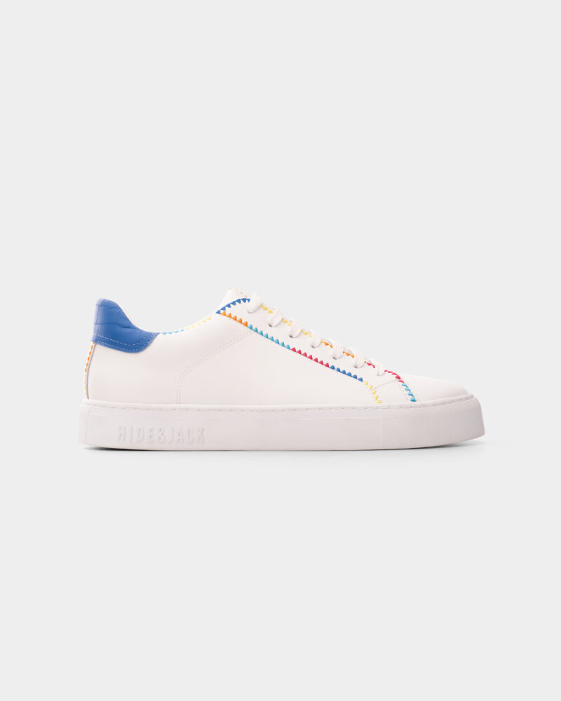 Hide & Jack Men's Low Top Essence Sky Sneaker Mix White ESKYL MIXWHT