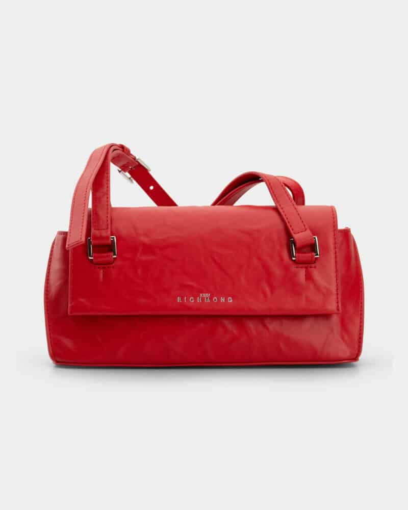 JR Ladies Kamez Real Leather Shoulder Bag RWP25002BO1E Red