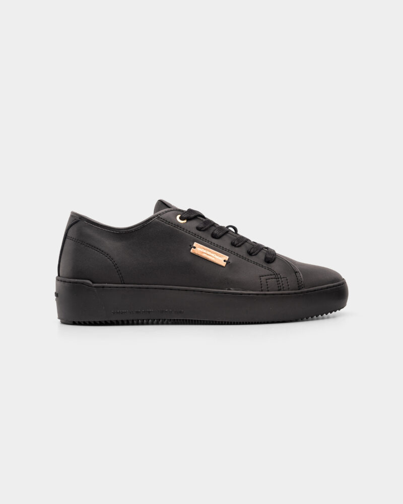 Android Homme Sorrento All Black leather Sneaker AHP252-54