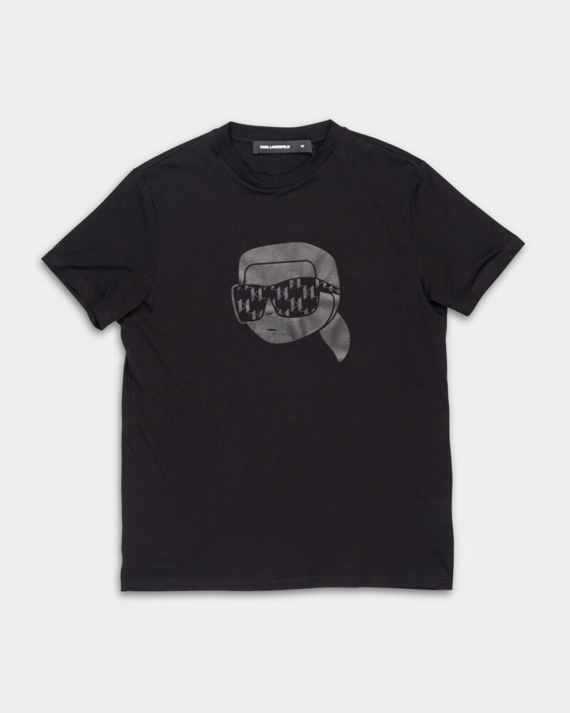 Karl Lagerfeld Men's T Shirt Crewneck 75507655225990 Black