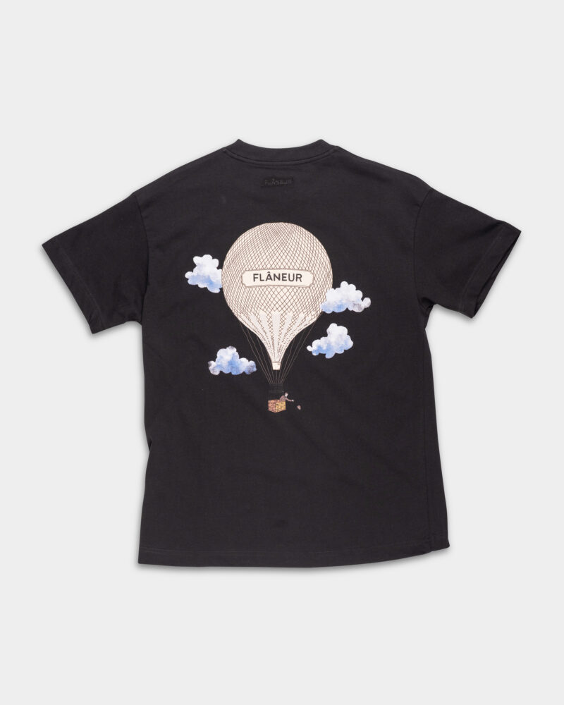 Flaneur Aeronautique T Shirt Black F15029