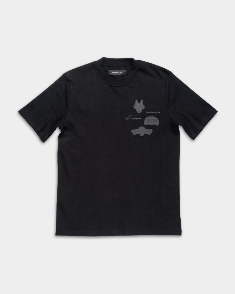 Hydraulics Hounds Multi Badge Tee Black