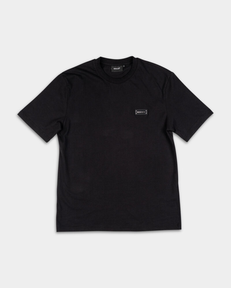 Mallet Men's Plaque Tee Organic ORG252 TEE05 BLK