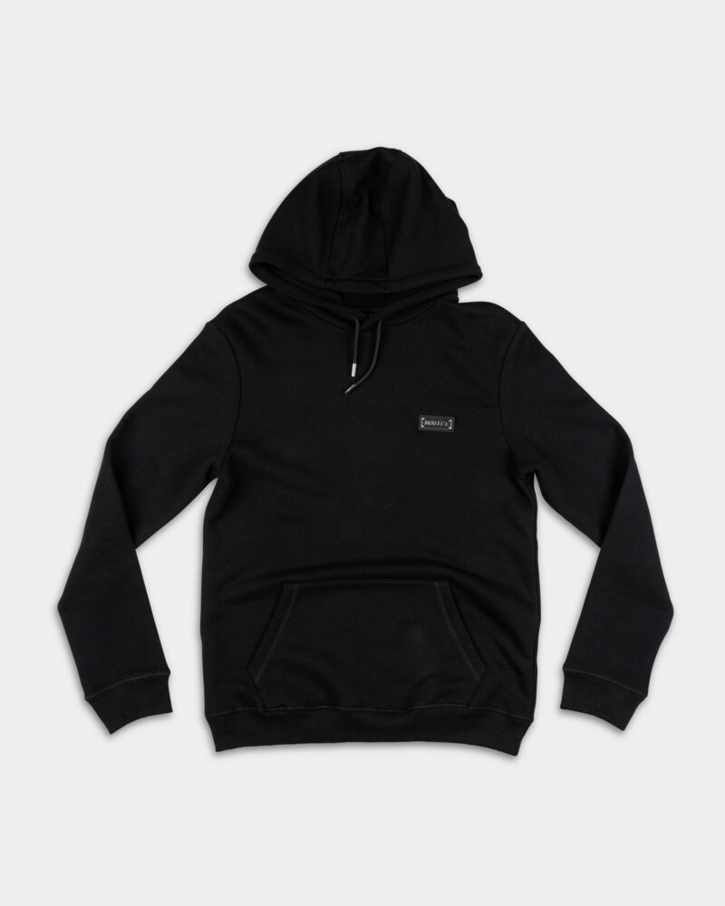 Mallet Men's Plaque Hoodie Organic ORG252 HOOD03 BLK