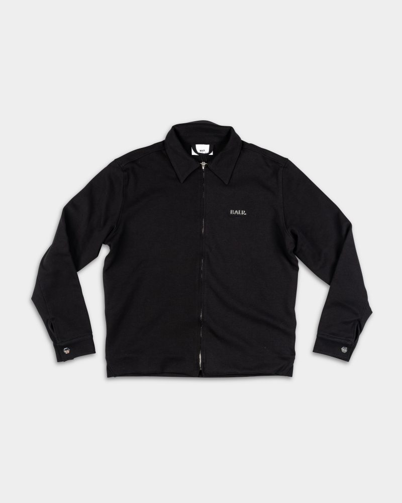 BALR Men's Q Series Relaxed Fit Shirt B1131.1037 Jet Black