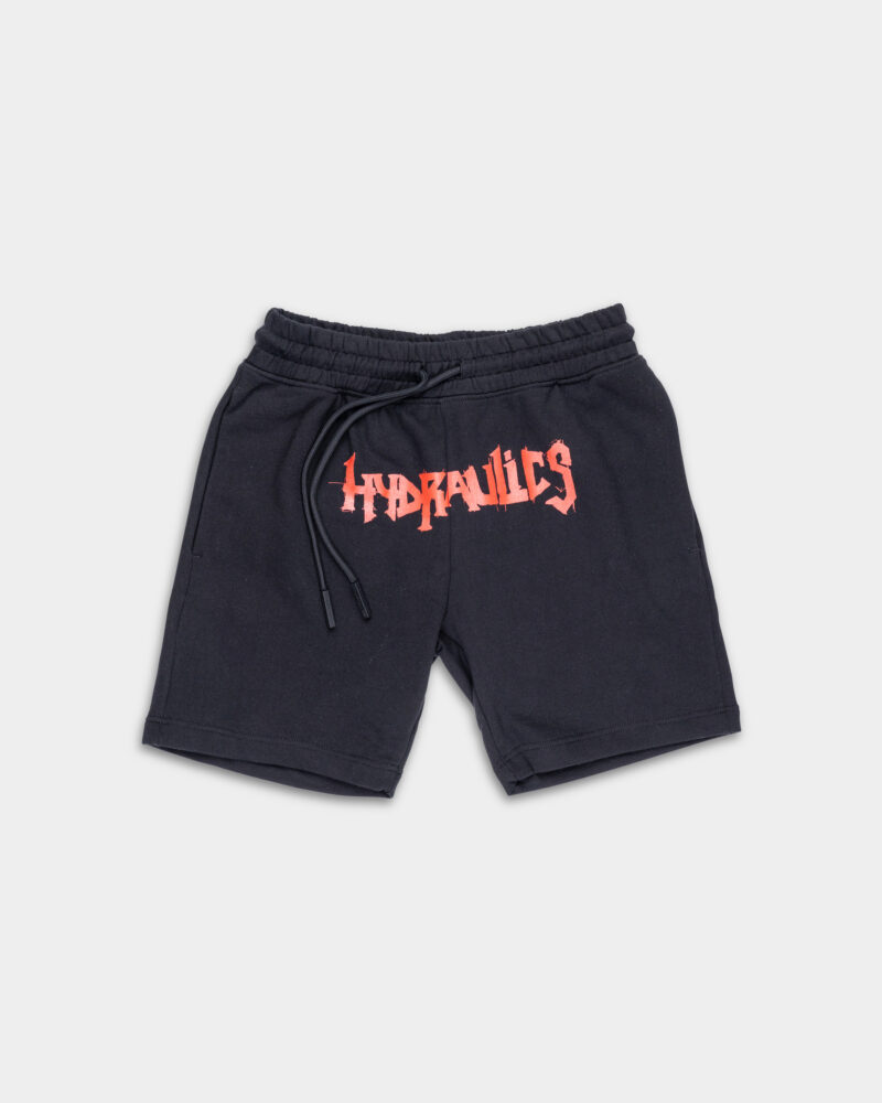 Hydraulics Men's Red Gothic Logo Shorts