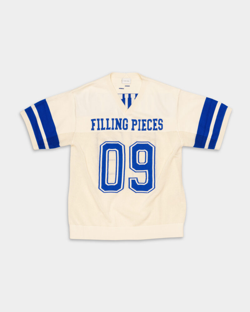 Filling Pieces Men's Knit Jersey American Football Antique White 91099059960